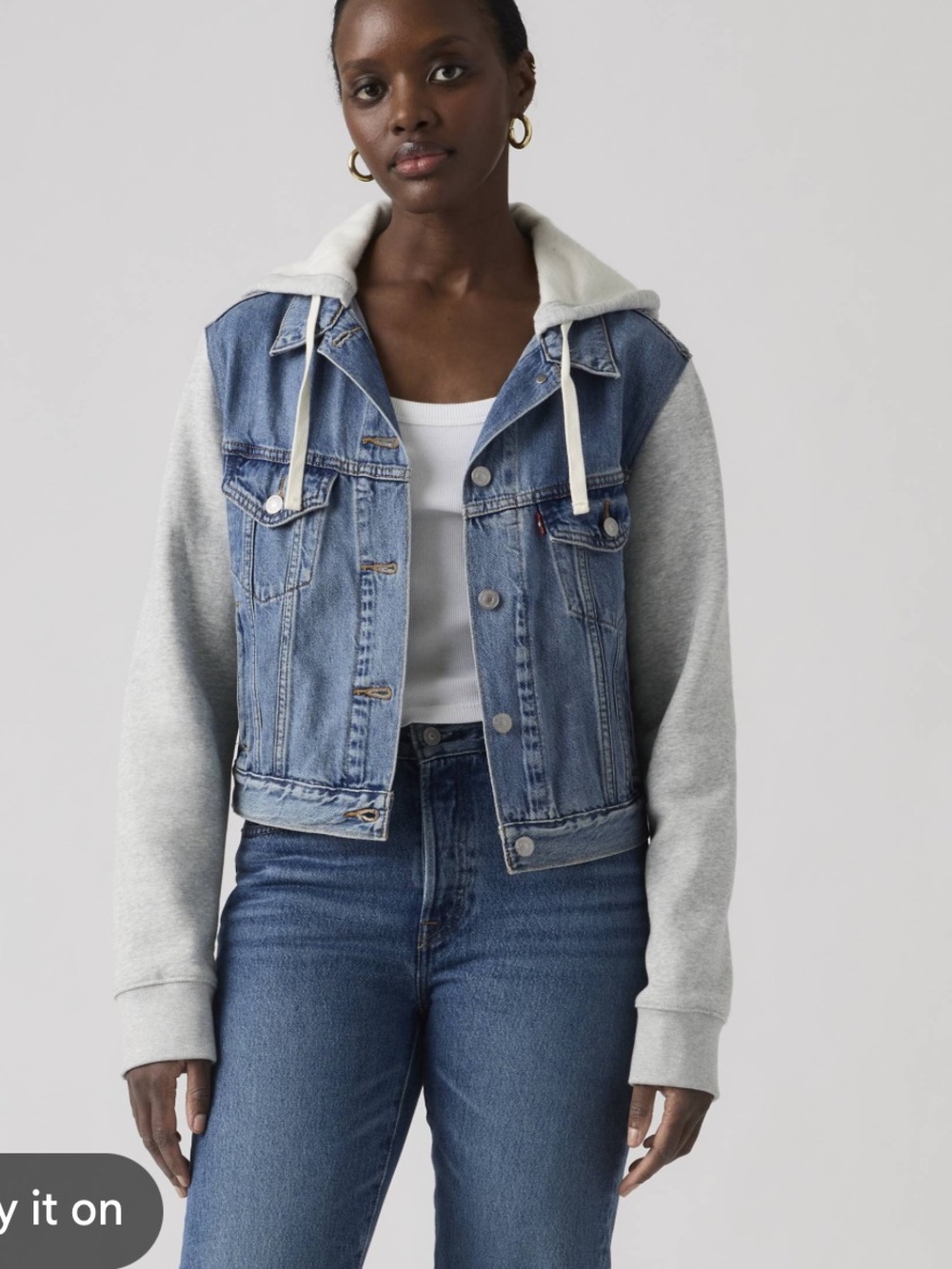 Levi’s hybrid trucker jean jacket